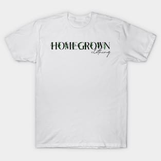 Homegrown Floral Wrap Font T-Shirt